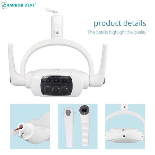 Imagen 2 del producto Lámpara LED Dental de 4/6 LED, luz de operación para silla Dental, equipo de unidad, luces sin sombras, herramientas de blanqueamiento Dental para cuidado bucal