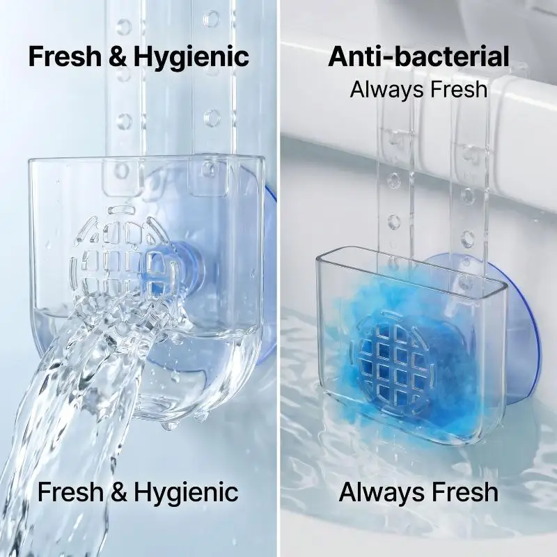 【New】Silicone Toilet Tank Tablet Holder Versatile Toilet Bowl Hanging Cleaner And Deodorizer Hanger