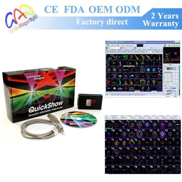Pangolin Quickshow Laser Software Controller for Universal Stage Light