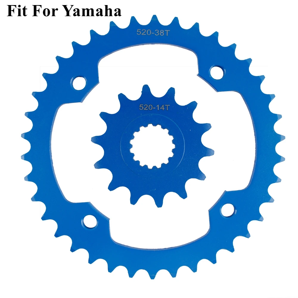 

Motorcycle Accessories ATV Front & Rear Sprockets For Yamaha Raptor 700 YFM700 YFZ450R