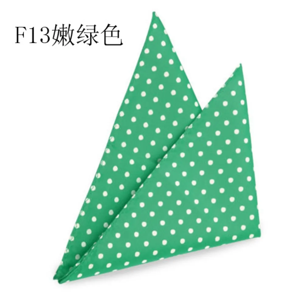 Free Shipping Ikepeibao Hanky Solid polka dots Men\'s Fashion Pocket Square Handkerchief Wedding Party Handkerchief