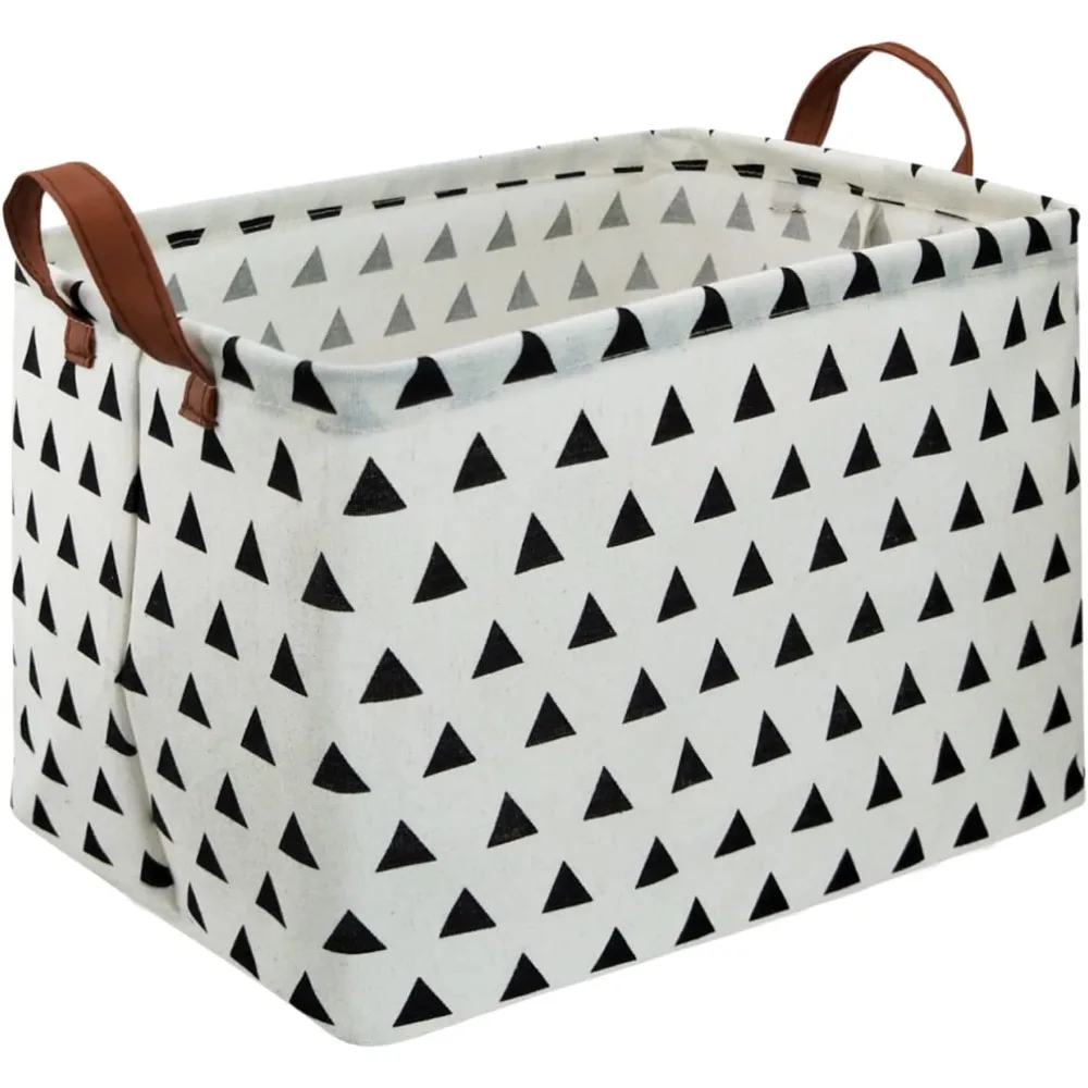 

Rectangular storage box basket for babies, children or pets - fabric foldable storage box for organizing toys, baby basins