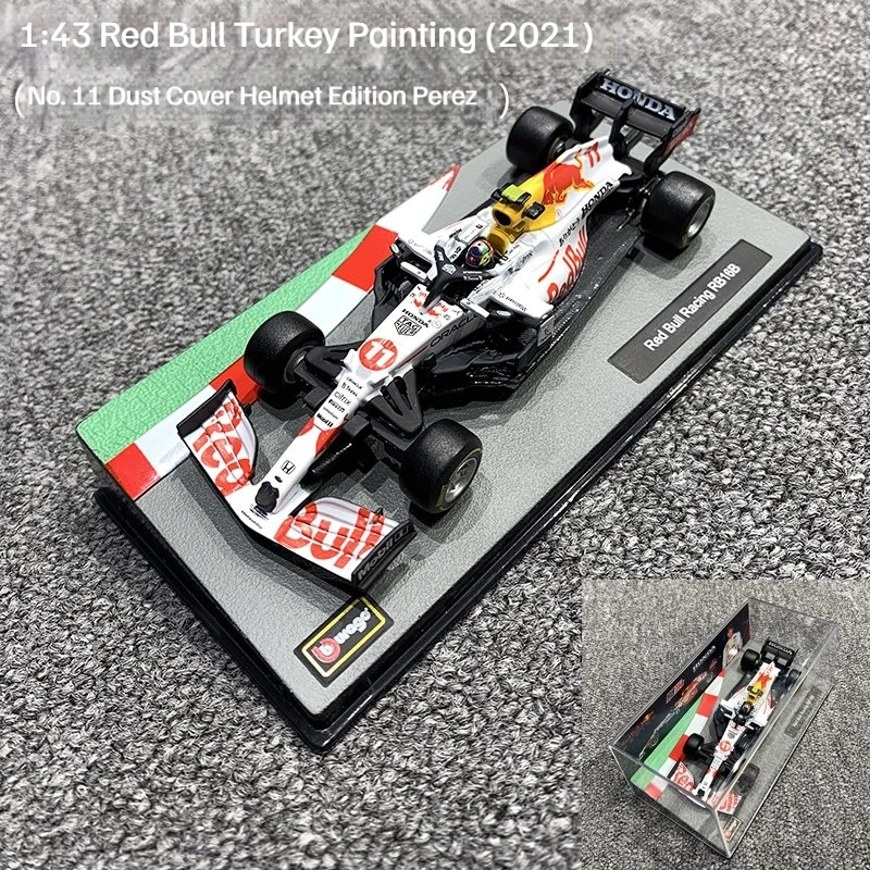 Bburago 1:43f1 Scale Cars Formula Racing Alloy Car Model Vehicle Toy Models Red Bull Rb16b Metal Car Model Children Toy Gift