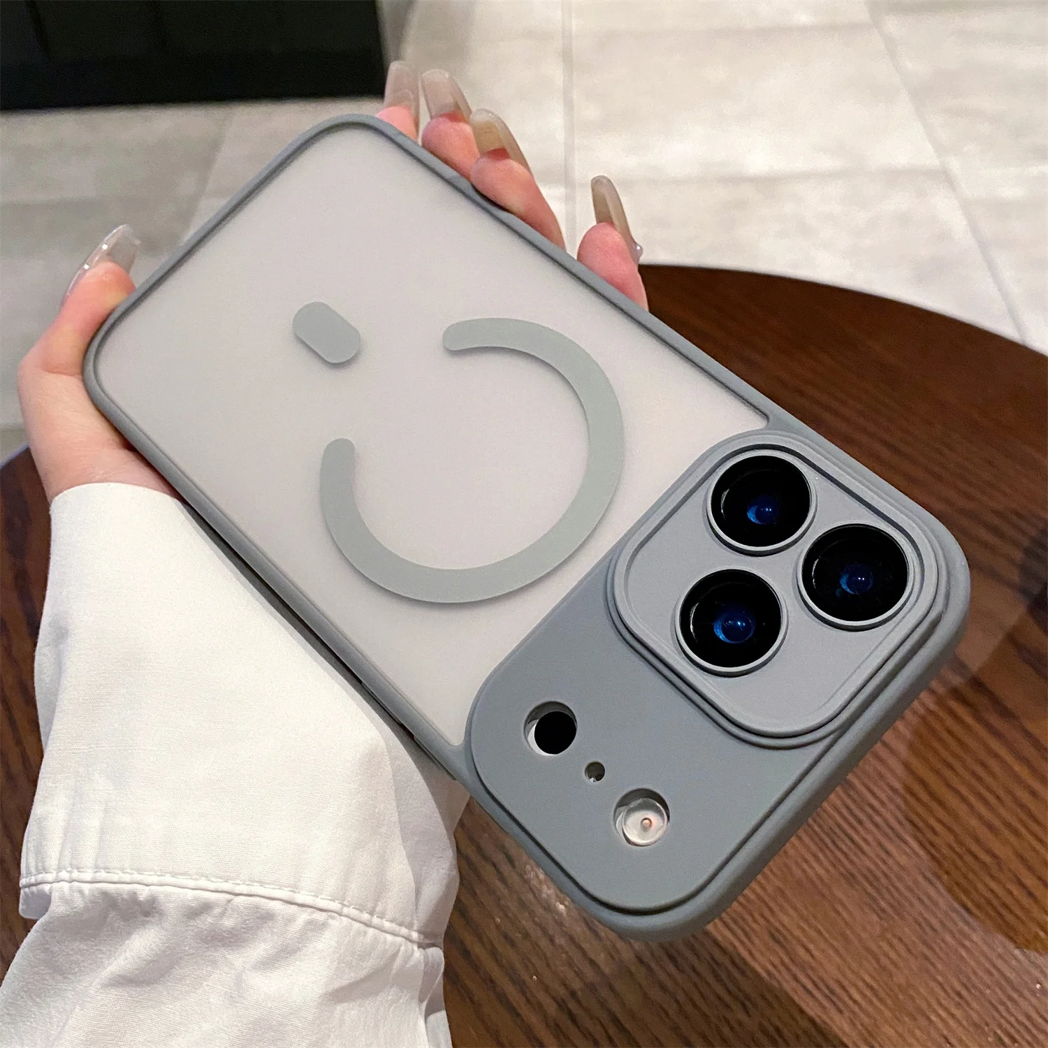 Magnetischer Magsafe-Kameraschutz für iPhone, Hülle für iPhone 17 Air 17 Pro 17 Pro Max, transparente Hülle
