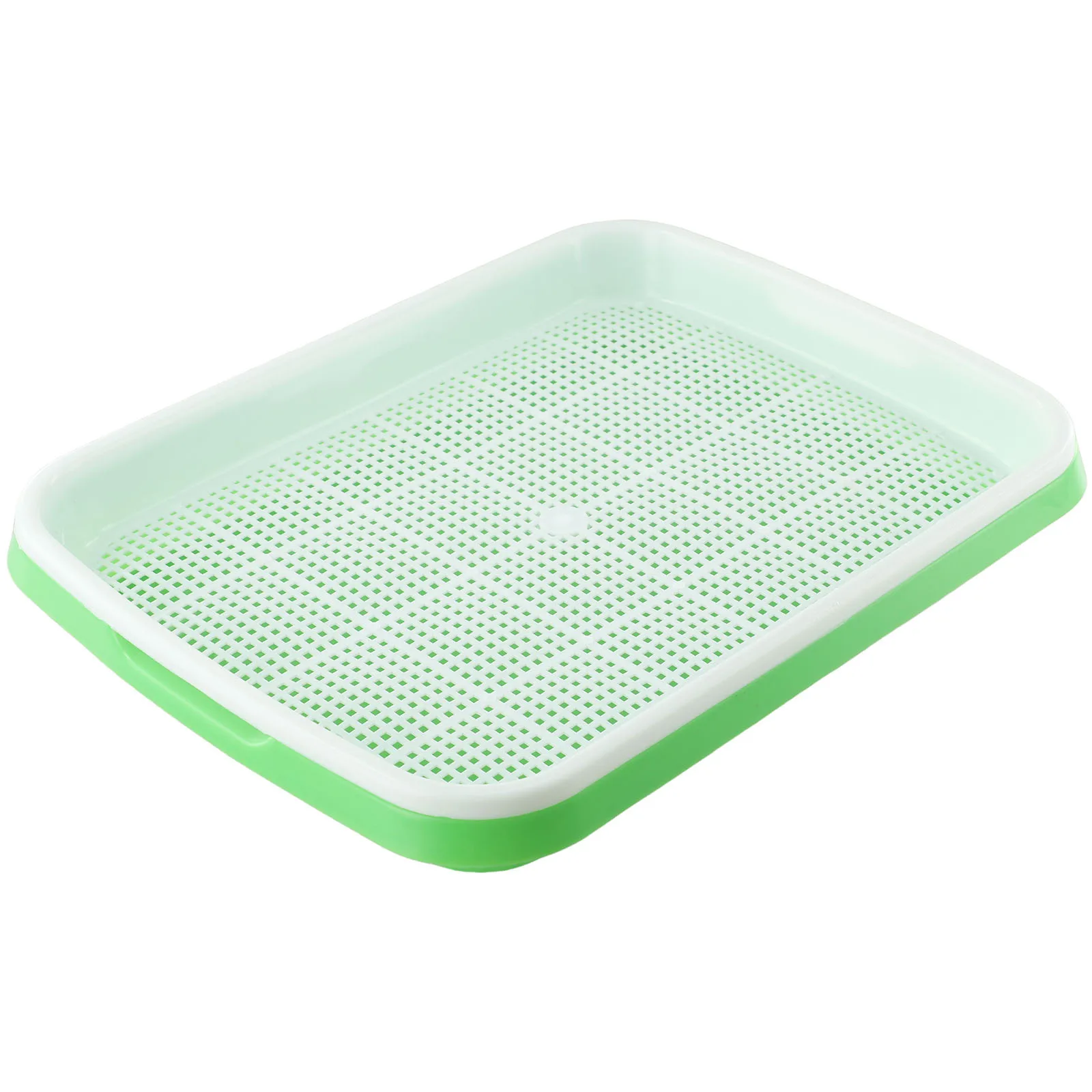 

SeedSprouter Tray Double Layer Soilless Culture Hydroponic Nursery Plate Sprouting PotPlanter Garden Home Plastic Tool