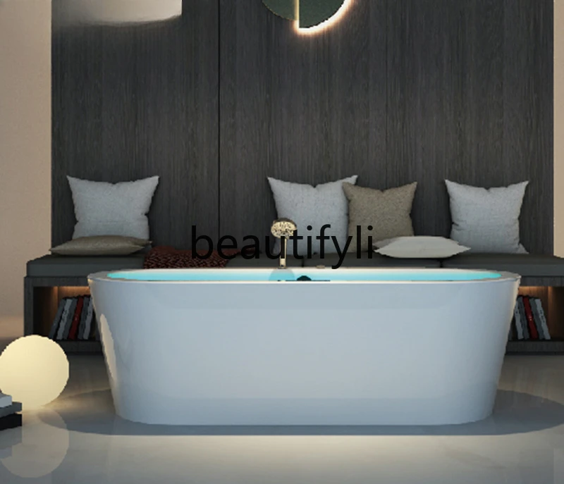 Household freestanding bathtub bath bath constant temperature massage smart bathtub