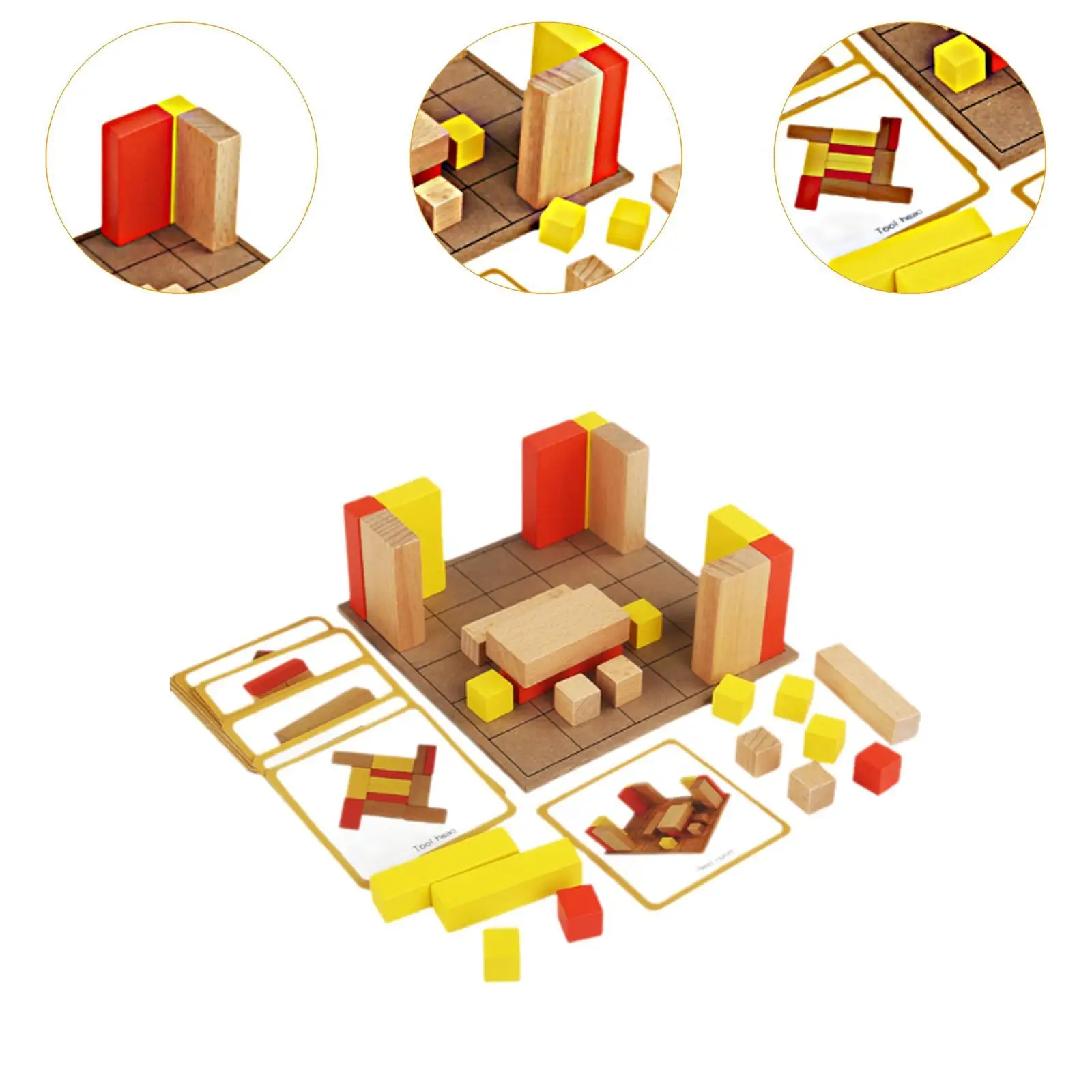 Wooden Blocks for Early Learning and Activities for Children