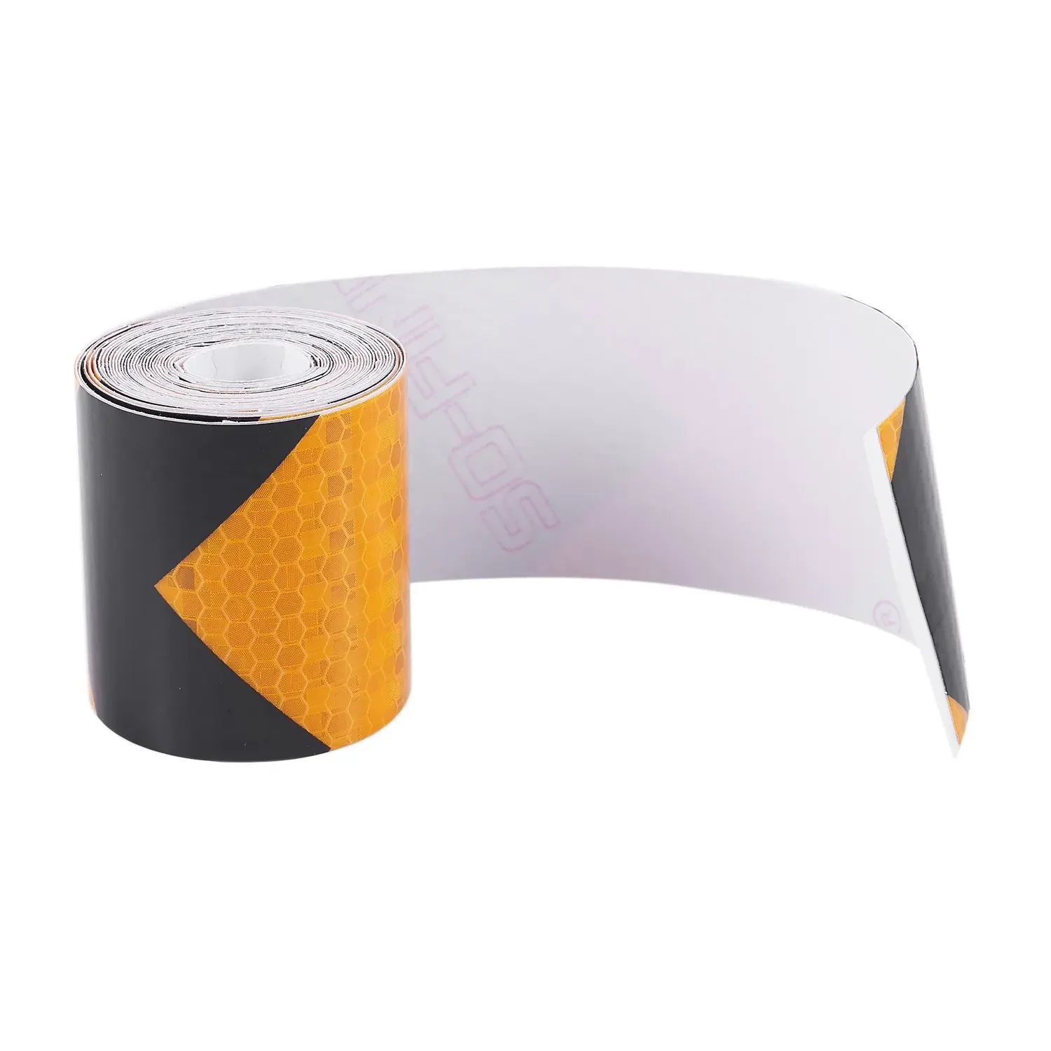 

Pop 2 Inch X10ft 3 Meters Night Reflective Safety Warning Tape Strip Sticker Black Yellow