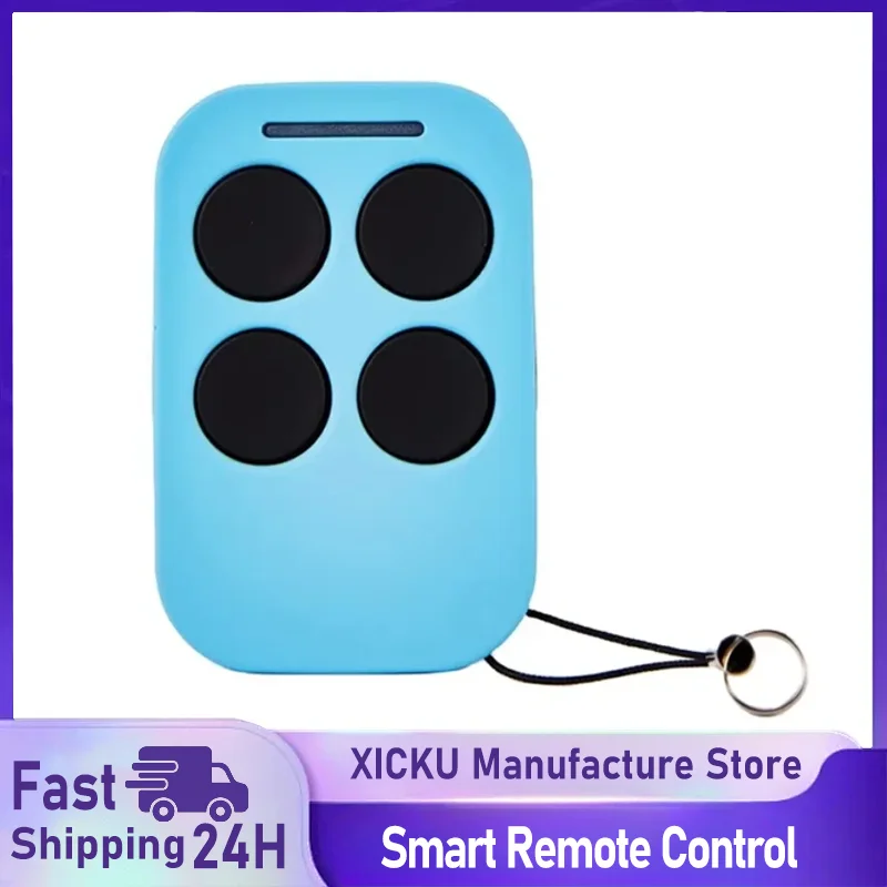 Garage Door Remote Control AUTO SCAN Multi Frequency Duplicate 280-868MHZ Multi Brand 433.92MHz Fixed Rolling Code Gate Opener