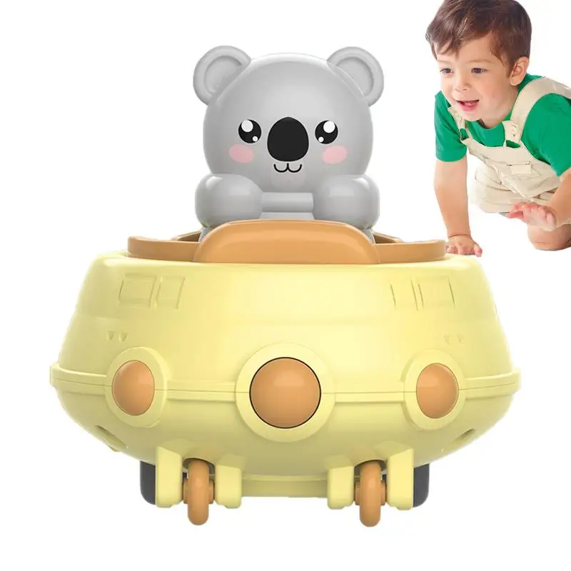 

Pull Back Cars Bump To Eject Fall-Resistant Car Cartoon Animal Doll Vehicle Toys Ornament Funny For Children Aged 4-6 Years Old