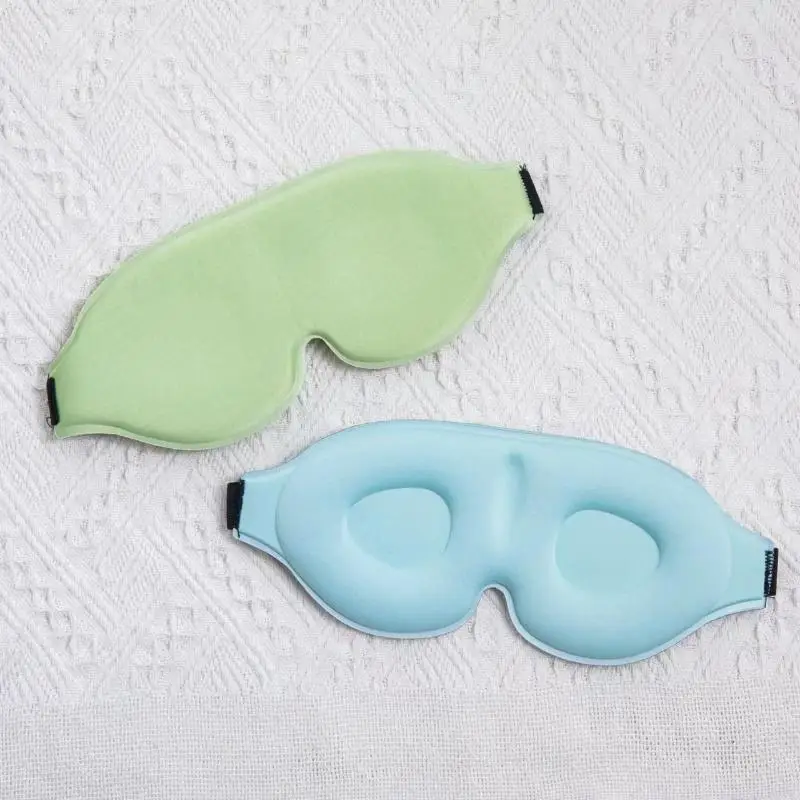 Soft Breathable Zero Pressure 3D Sleep Eye Mask Full Shade 1 PCS for Insomniacs Deep Sleep Reduce Eye Strain view 5