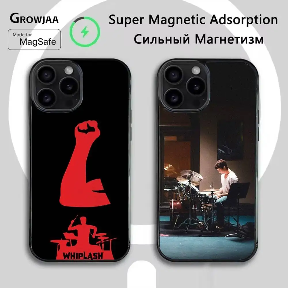 

Movie W-Whiplash Phone Case For iPhone 16e,16,15,14,13,12,11,Plus,Pro,Max,Mini Magsafe Magnetic Wireless Charging