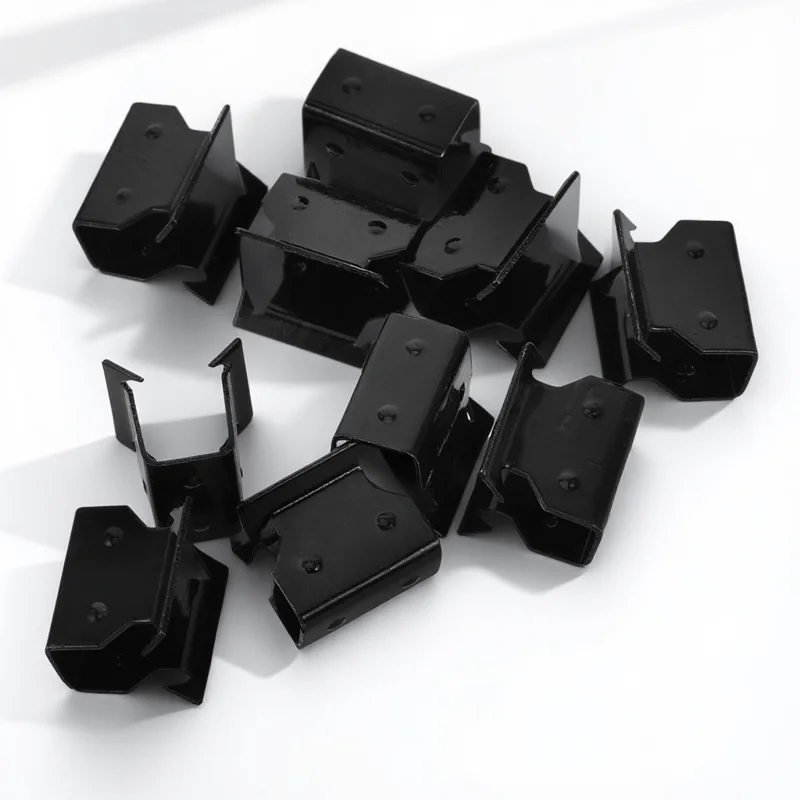 

10pcs Rain Gutter Deflector Clamps Automotive Wind Channel Guards Fitting Shield Fixing For