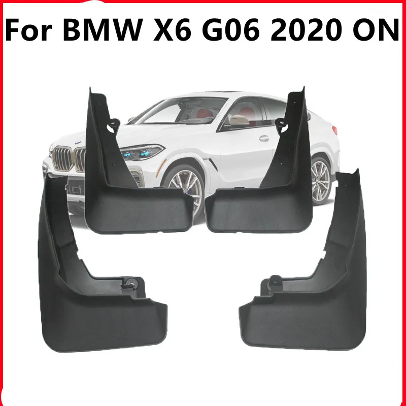 

4 брызговики, подходят для BMW X6 (G06) M Sport M50i 2020 2021 2022 2023, брызговики, брызговики, аксессуары для крыльев