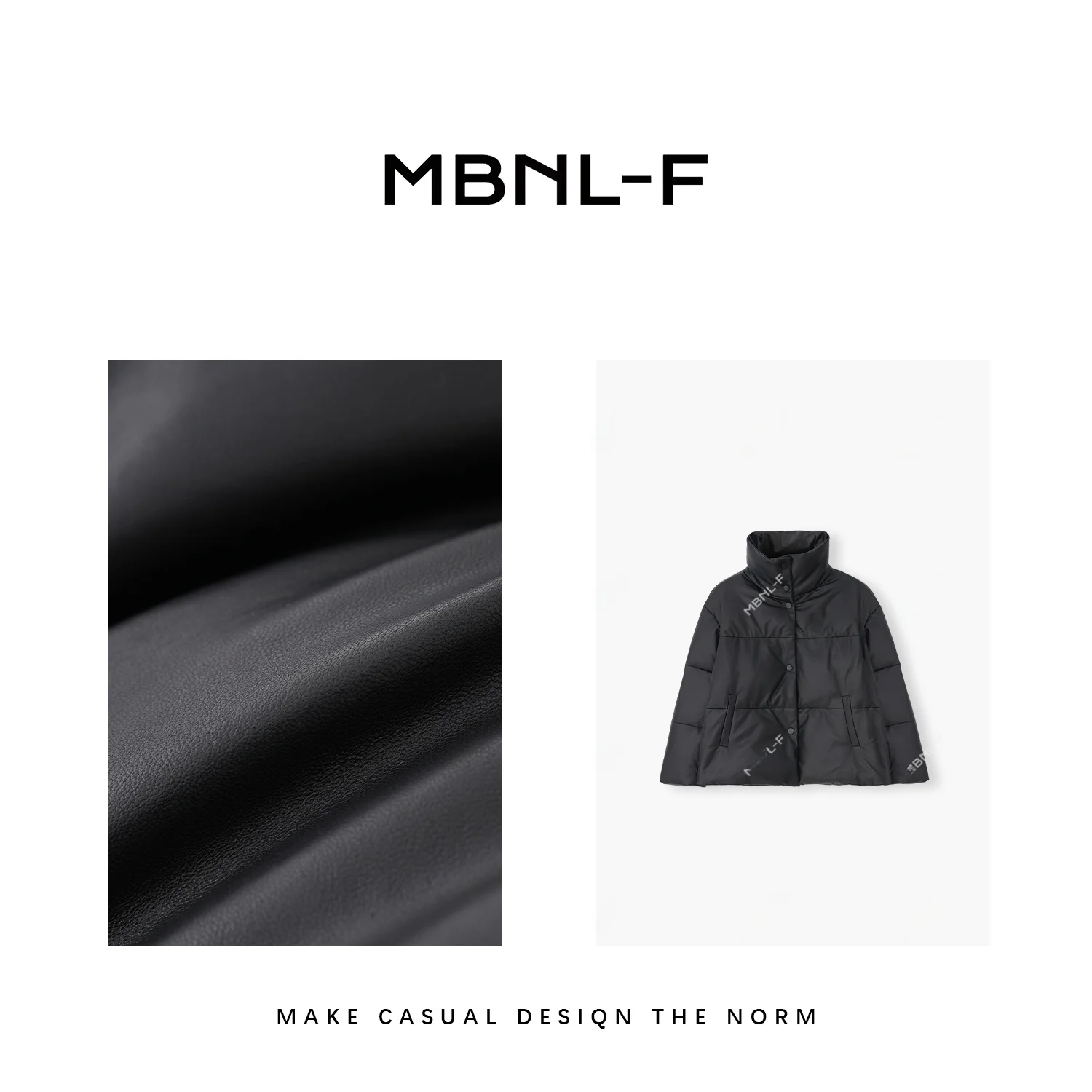 

MBNLF Bla Rose 2024FW New Loose Goose down Jaet Versatile Faionable Women's down Coat XMJKM540 Winter Outerwear