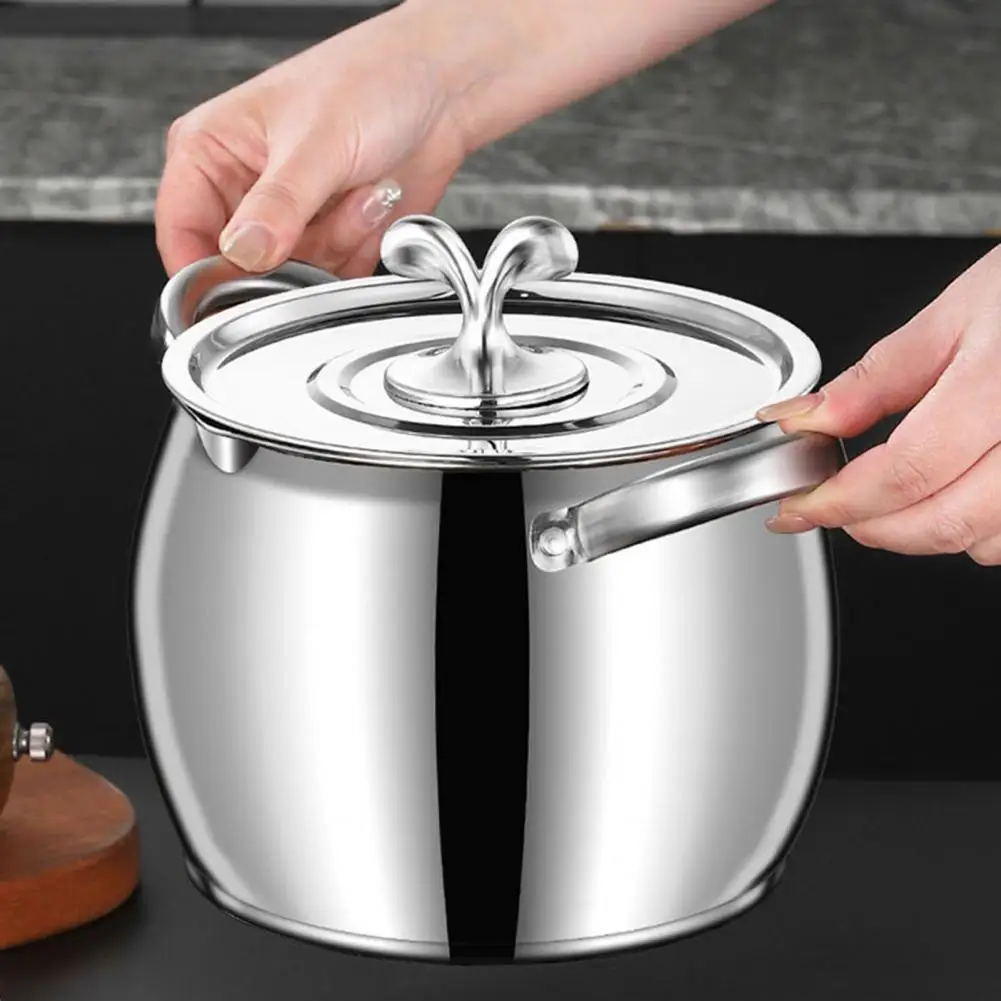 

Reusable Oil Storage Container with Scoop Stainless Steel Large Capacity Multi-Purpose Kitchen Tool for Frying Oil Storage