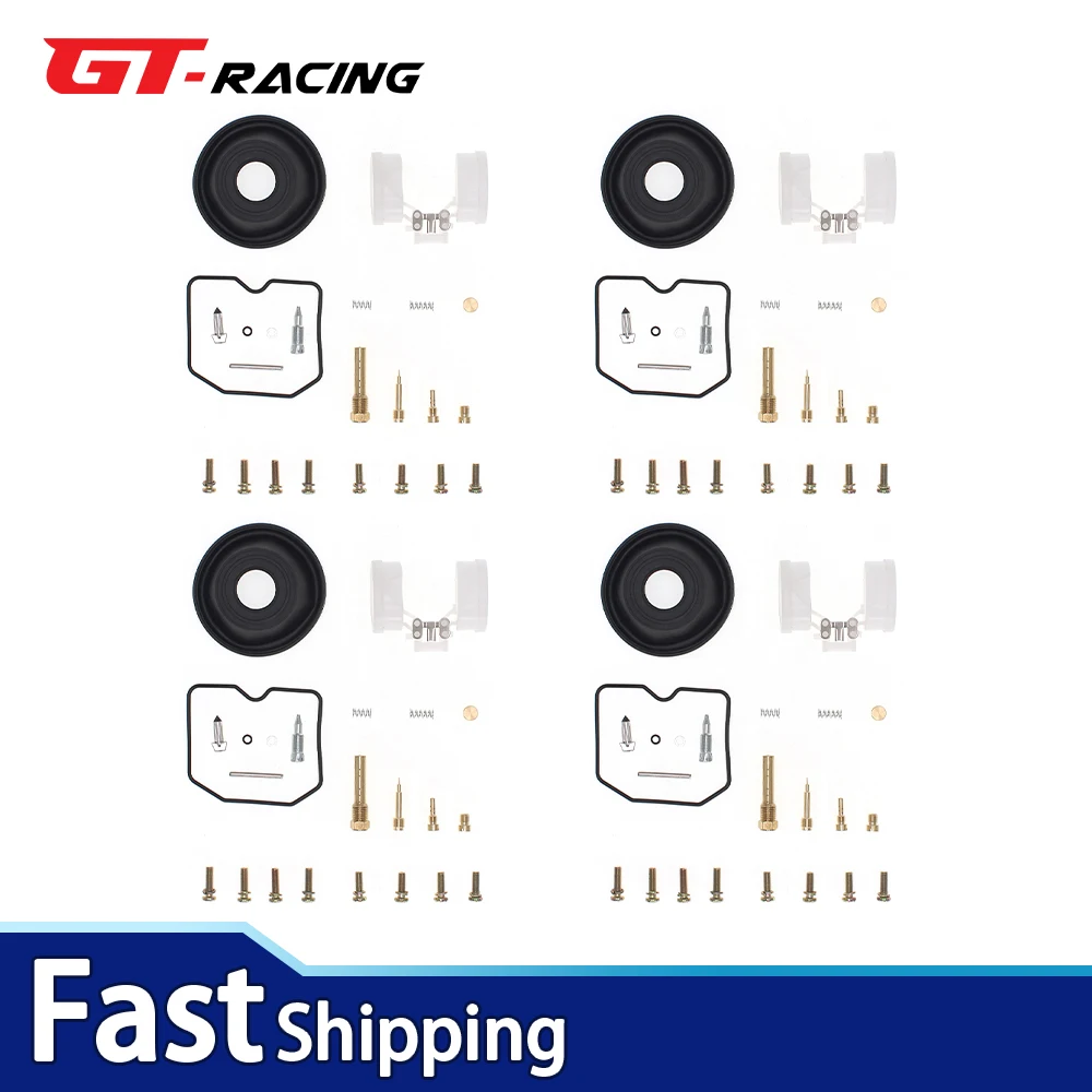 

4Set for Kawasaki ZL900 A 1985 - 1986 Motorcycle Carburetor Carb Repair Kit Diaphragm Float