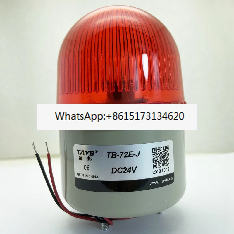 10-pz-promemoria-luce-indicatore-luminoso-piccolo-tb-72e-j-dc24v-lampadina-ordinaria-con-suono