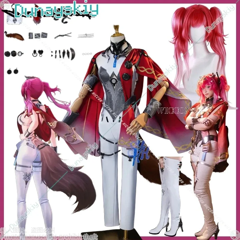 lupa-cosplay-wuthering-waves-jeu-anime-costume-sexy-punk-uniforme-cape-jirai-kei-filles-bataille-costume-bikini-rose-vif-perruque-halloween