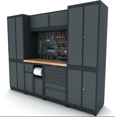 Modular Tool Cabinet System for Mechanic Garages Workshops Storage