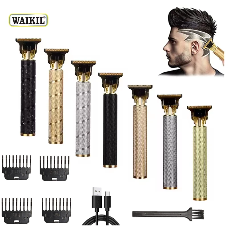 

WAIKIL Men's Multi functional Hair Clipper Professional USB Charging Cordless Portable Trimmer Facial Hair and Beard Trimmer