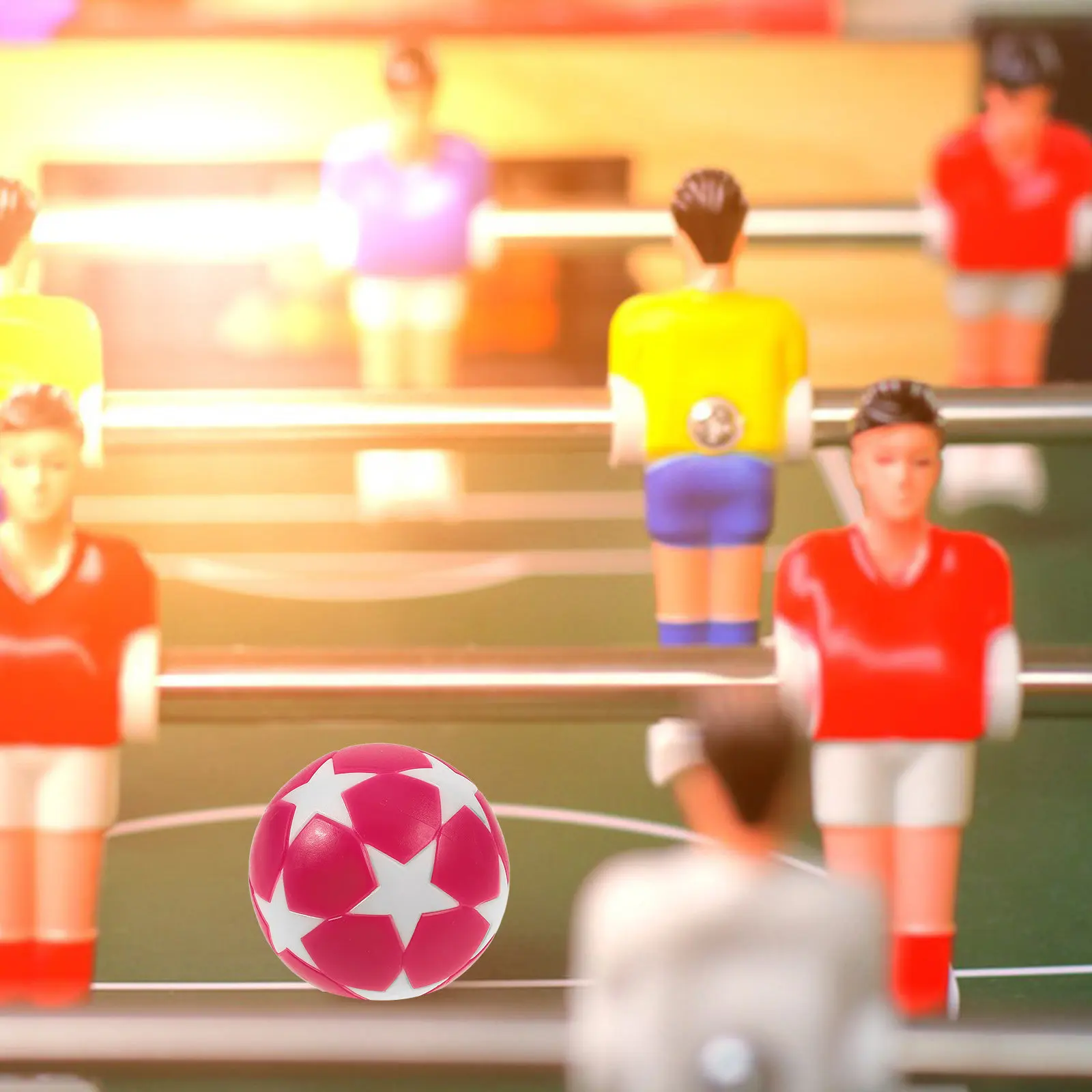 

10Pcs Foosball Balls Table Football Ball Replacement Set for Desk Soccer Games Sturdy Resin Material Compatible with Most Table