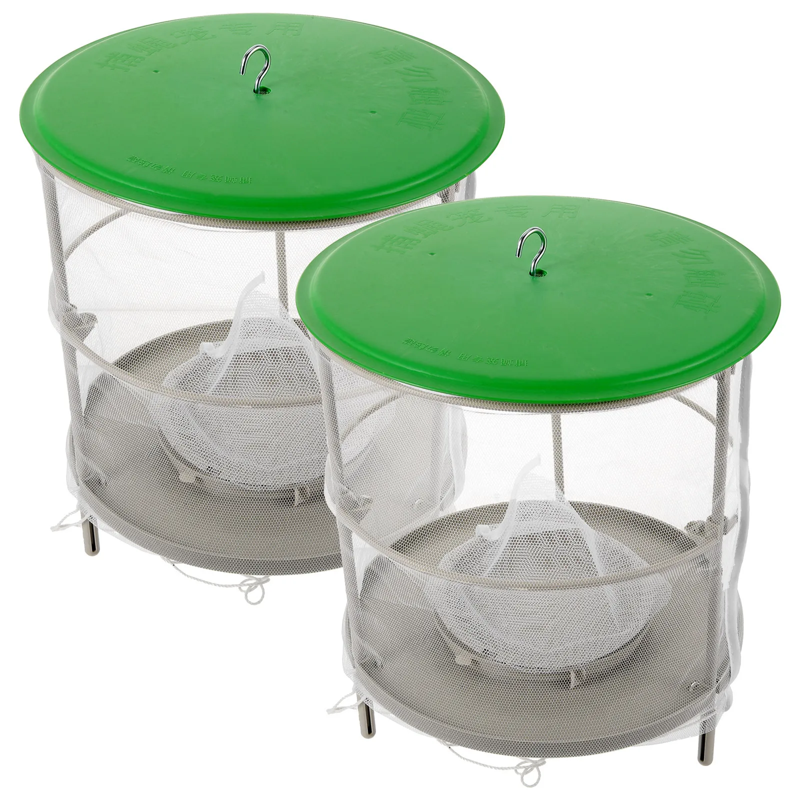 

2pcs Mesh Cage Bee Trap Lightweight Outdoor Bug Catcher Hanging Type For Ranch Stable Hanging Type Fly Catcher Bee Trap