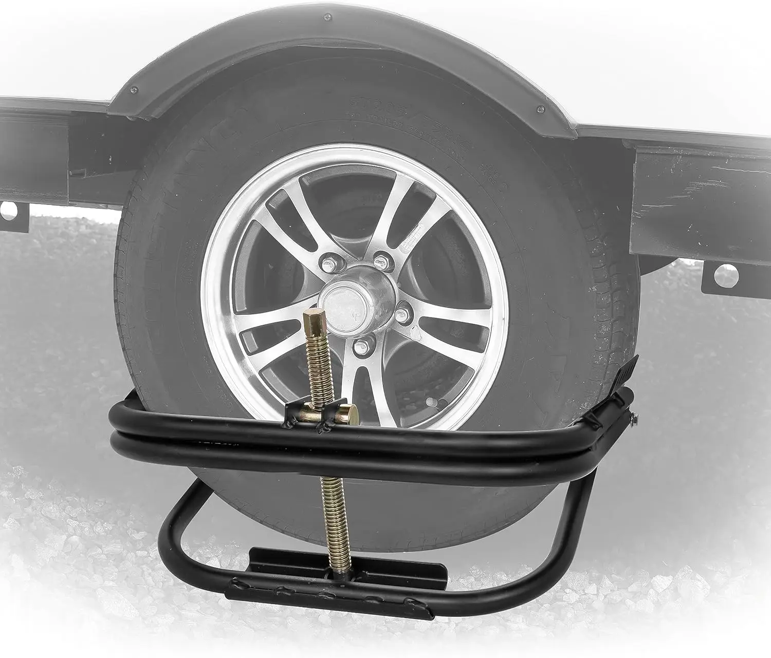 

Camper/RV Tire Leveler | Features a Light-Weight Heavy-Duty Powder-Coated Steel Design & Embossed Tire Pads for Added Traction