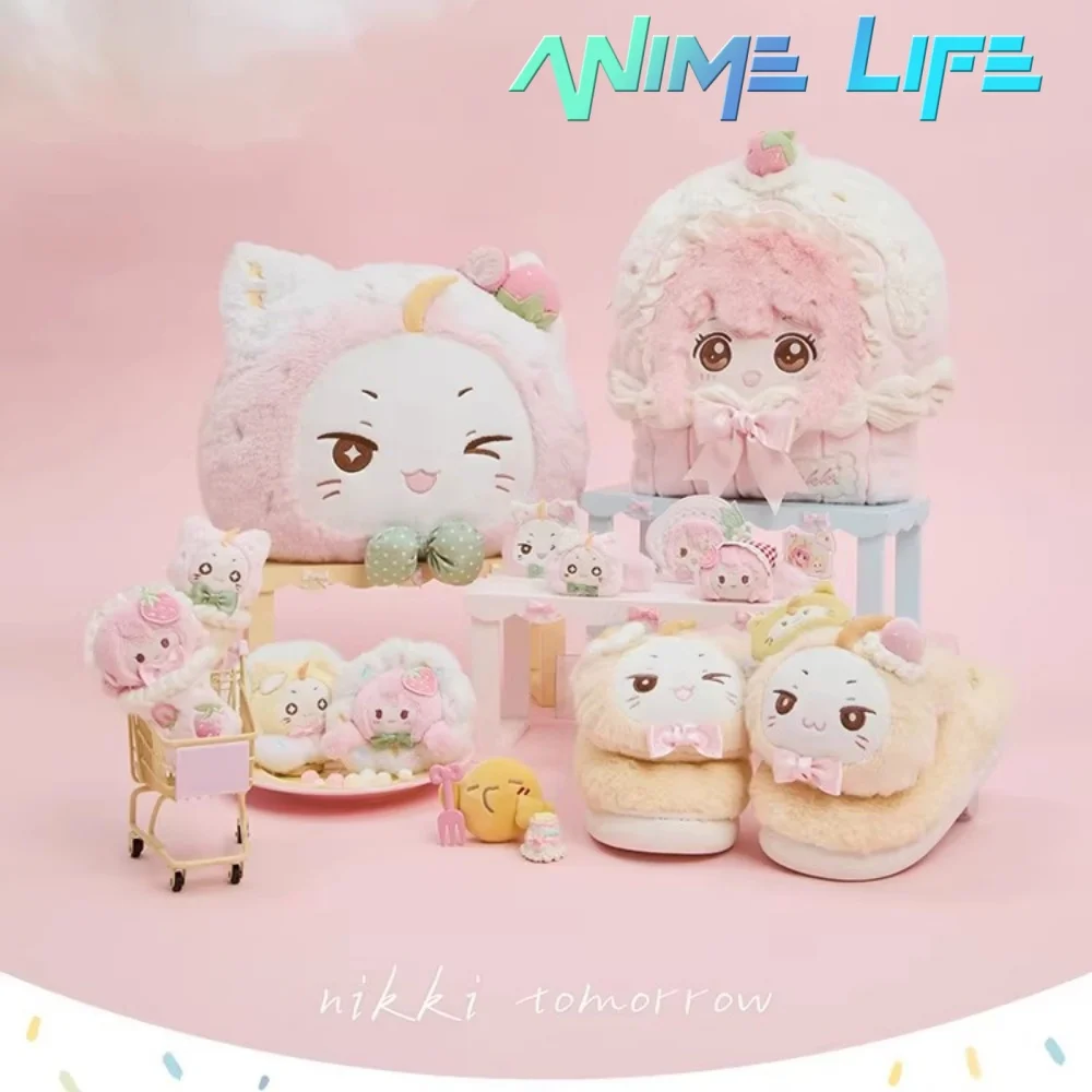 

Оригинальный плюшевый кулон-брошь в виде торта из игры Shining Nikki, заколка для волос, тапочки, аксессуар для косплея в стиле Лолита, милый