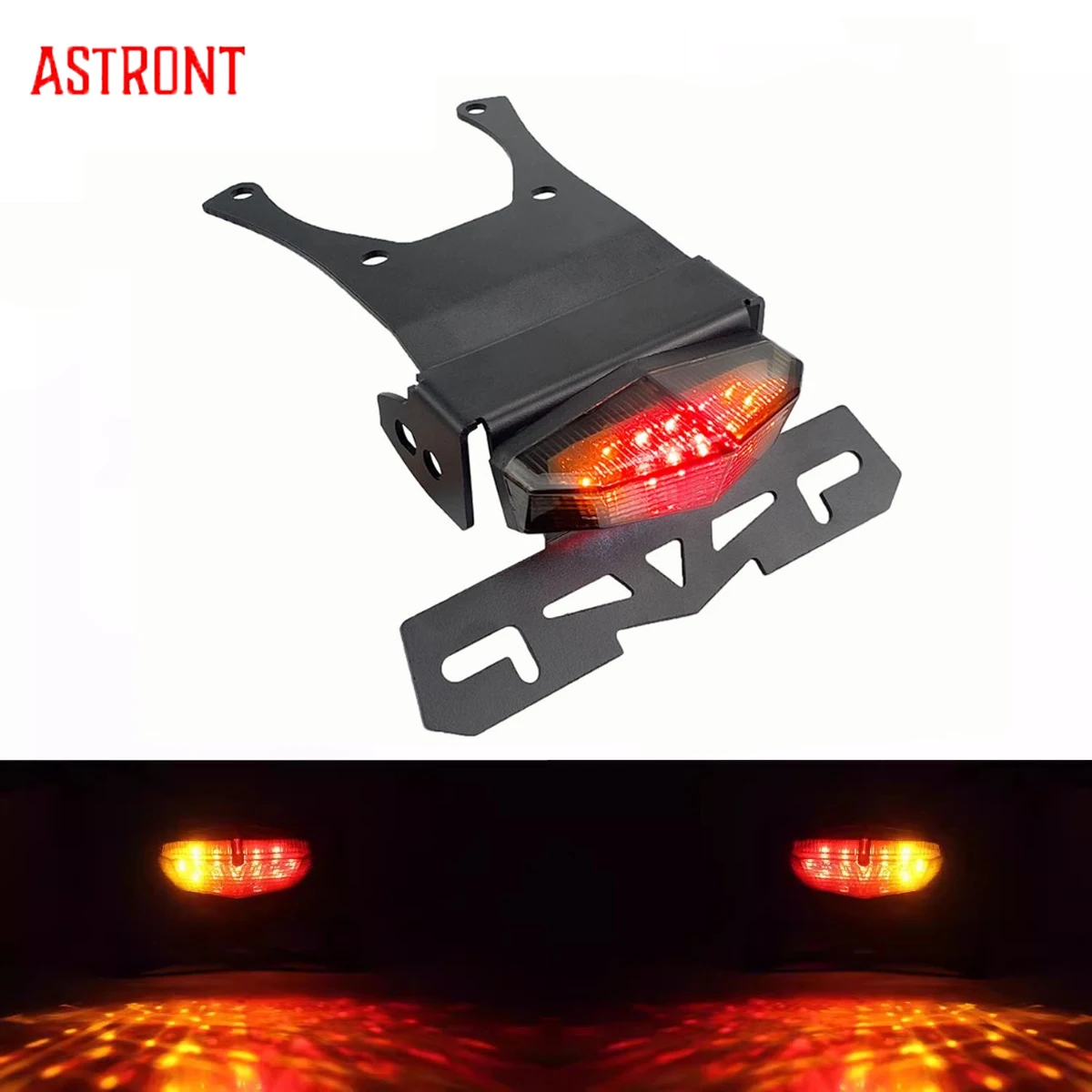 

Motorcycle Accessory License Plate Light Stand Taillight Strip Steering for Honda CRF250L 2012-2020