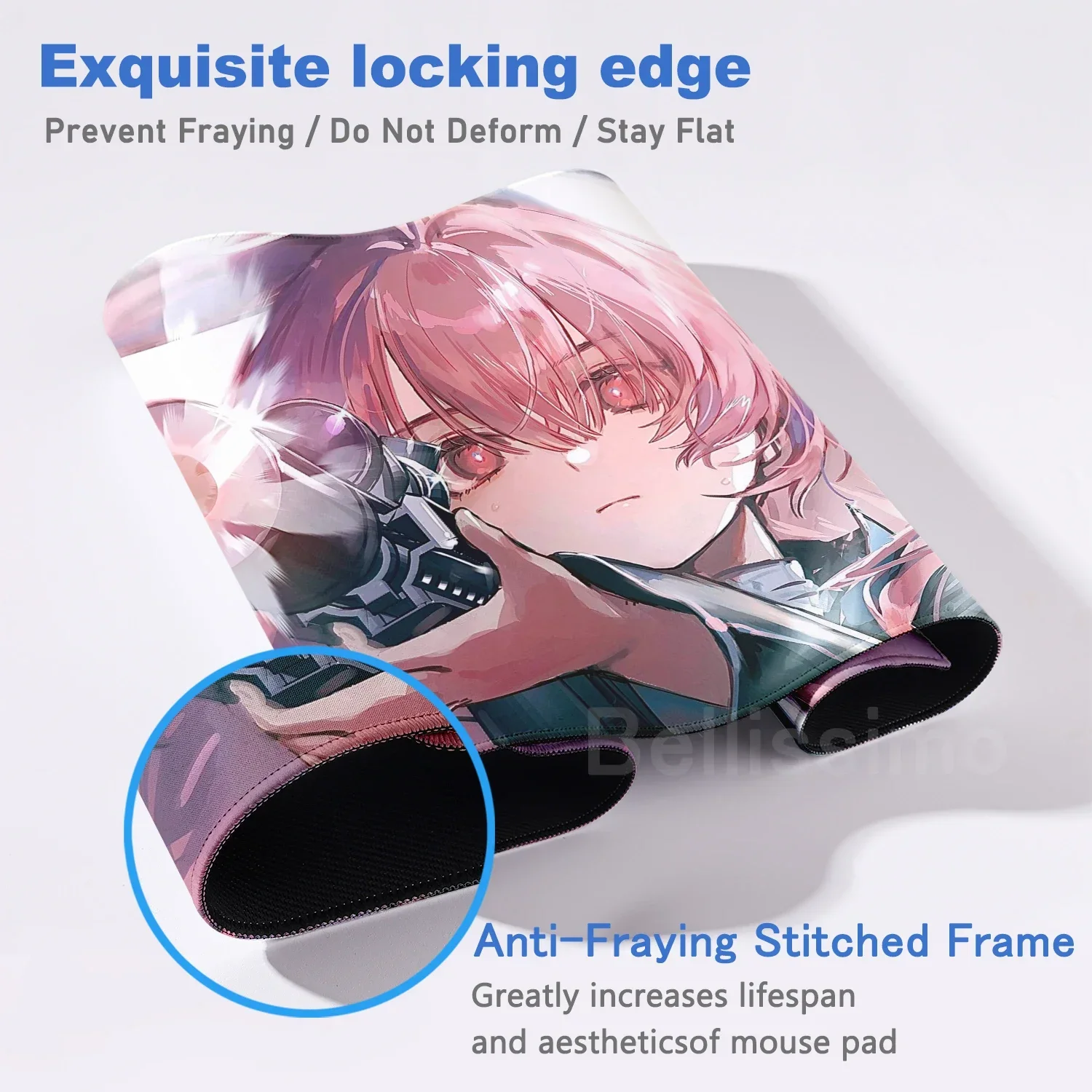 Arknights Mouse Pad Gamer Large Custom Home Mousepad XXL Lemuen Desk Mats Soft Natural Rubber Computer Table Mat PC Cabinet Rug