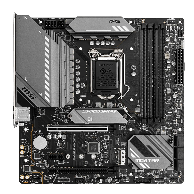 اللوحة الأم MSI MAG B560M Mortar LGA 1200 11th/10th Gen Intel Core Gaming M-ATX #5