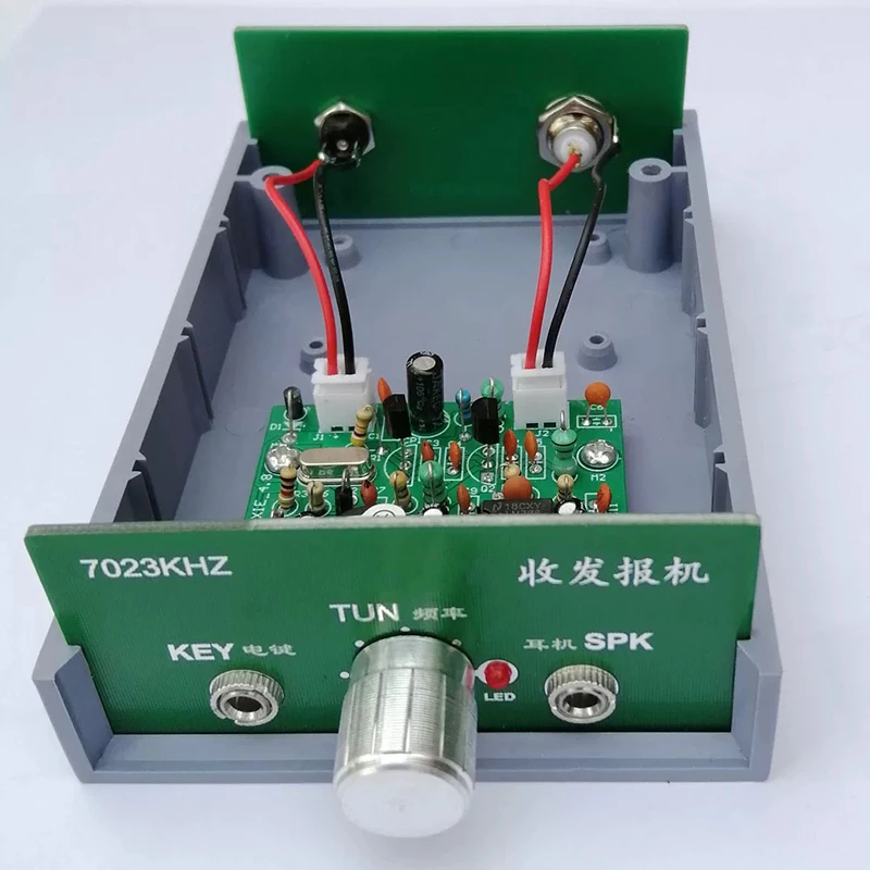 Complete Set Of CW Shortwave Transceiver With Casing 7023KHZ Internship Equipment