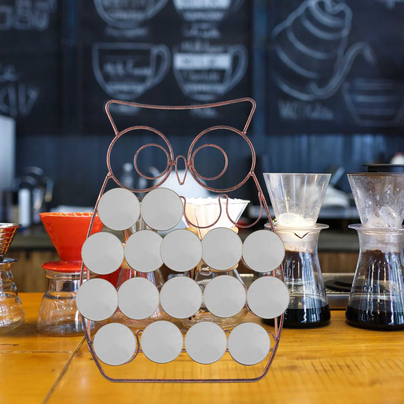

Coffee Capsule Holder Display Rack Machine Easy Use Organizer Iron Storage Space Saving Coffee Bar Accessory Home Kitchen