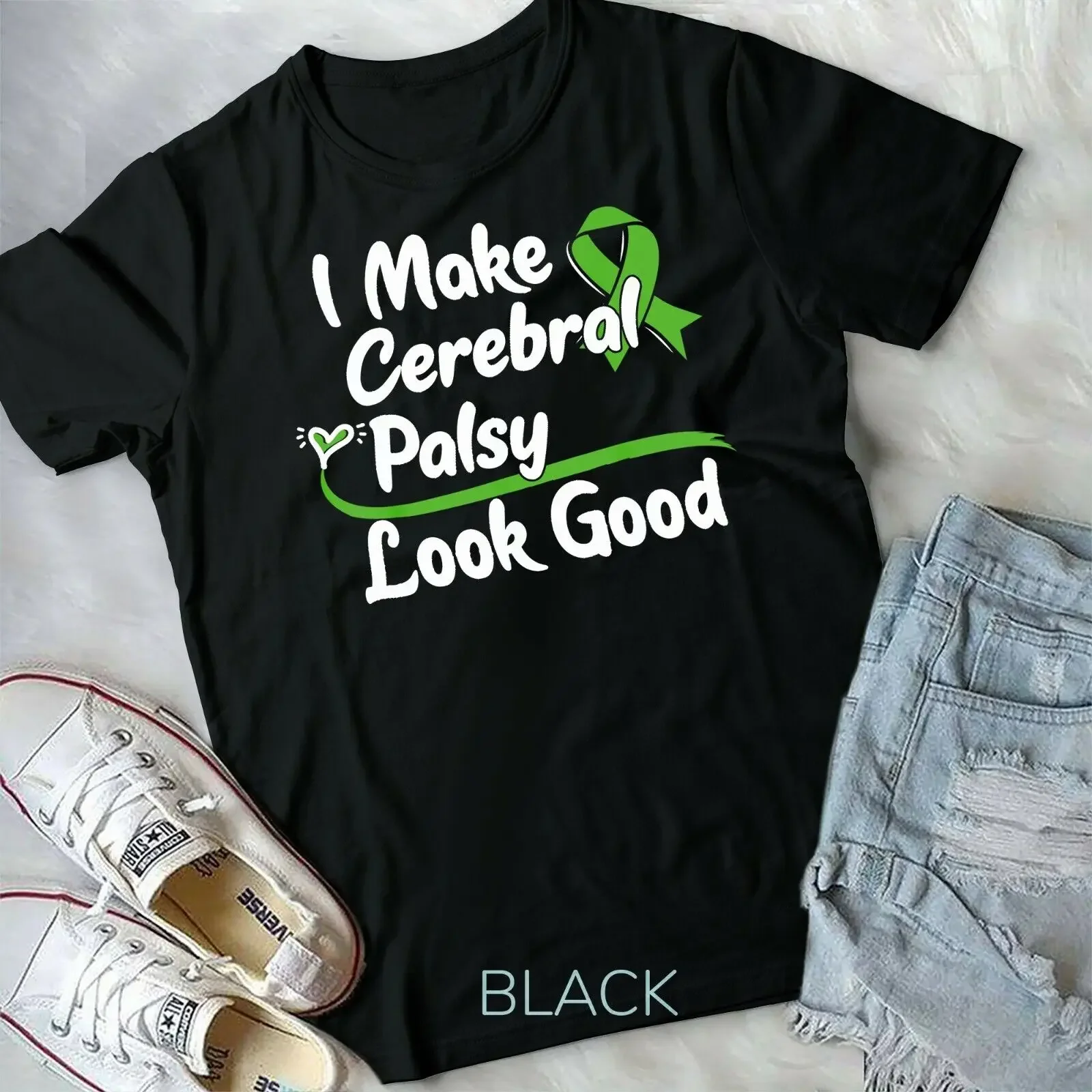 Gift for Cerebral Palsy Patients CP Survivor T-Shirt Unisex T-shirt