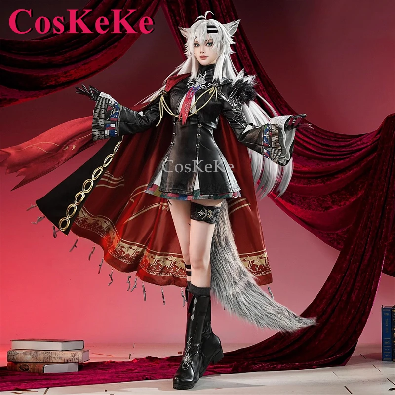 

CosKeKe Lappland The Decadenza Game Arknights Cosplay Costumes Gorgeous Sweet Combat Uniforms Halloween Party Role Play Clothing