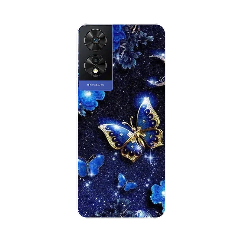 Voor TCL 505 503 50 SE hoesje Voetbal Zachte Siliconen Achterhoesjes voor TCL 505 T 509K T5094 Telefoonhoes TCL505 etui Fundas