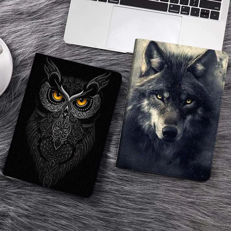 

Black Owl Cool Pattern For Huawei MediaPad T5 T10s M6 M5Lite SE Honor Tab 5 6 7 V7 V8 X8a X9a Pro Soft Tablet Case Gift