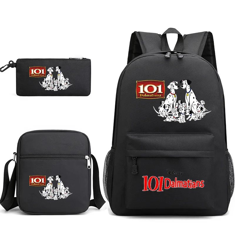 3Pcs Disney 101 Dalmatians Bookbag Kids Backpack Boys Girls School bags Daily Backpacks Mochilas Shoulder Bag Set