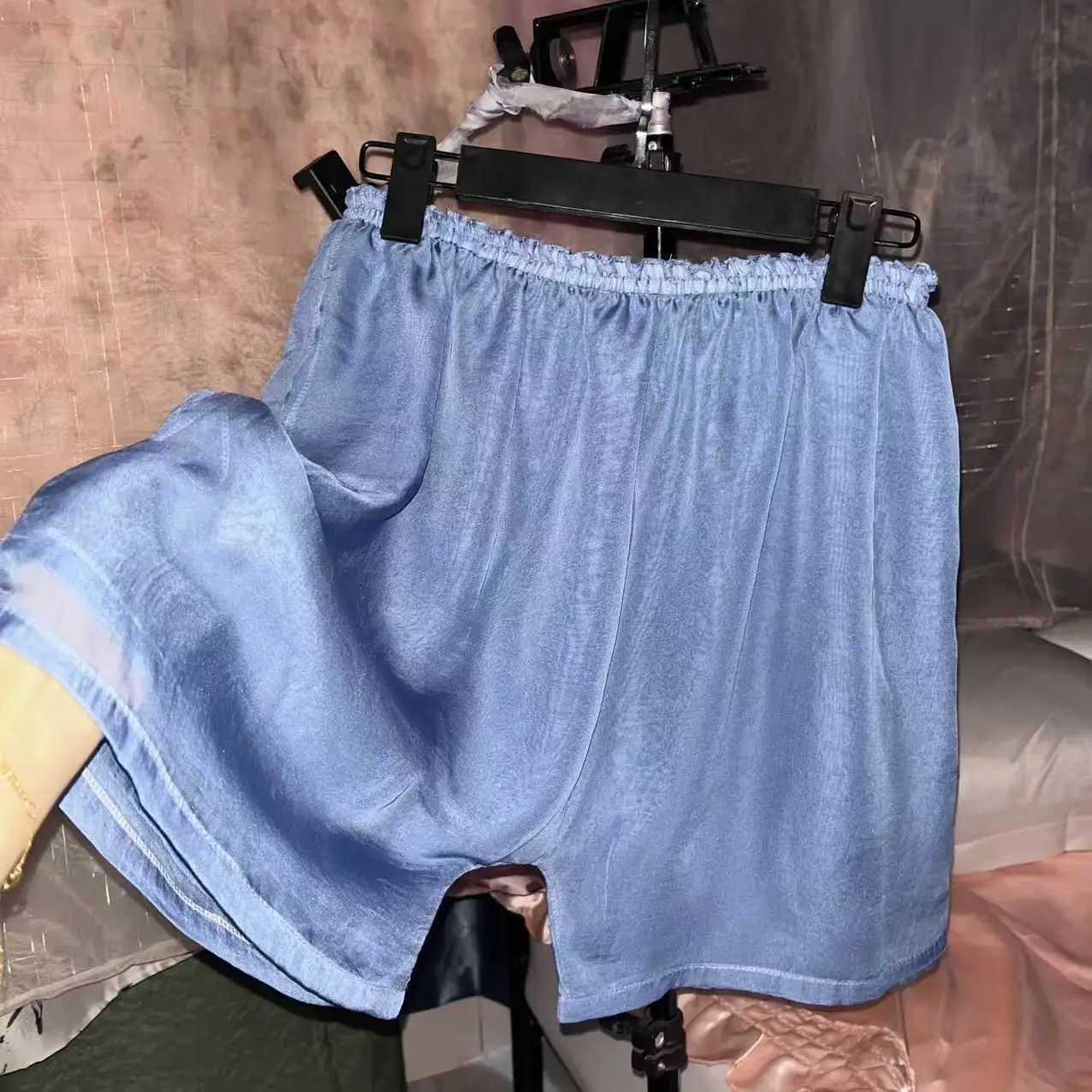 

Unisex Summer See Through Mesh Shorts Underwears Apro Pants Plus Size Casual Sleeping Bottoms