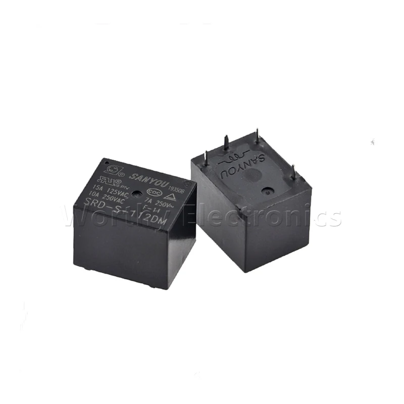 Free shiping    10pcs 4PIN 40A 12V Relay SRD-S-112DM Wholesale