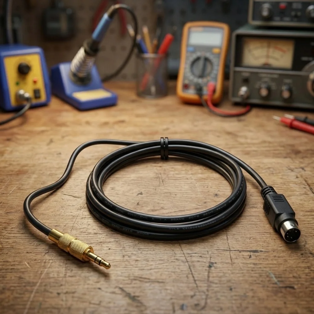 6 To 3.5mm Adapter Cable For YAESU FT-891 857 817 991 450D Radio Audio Data Connector WSJTX Tool