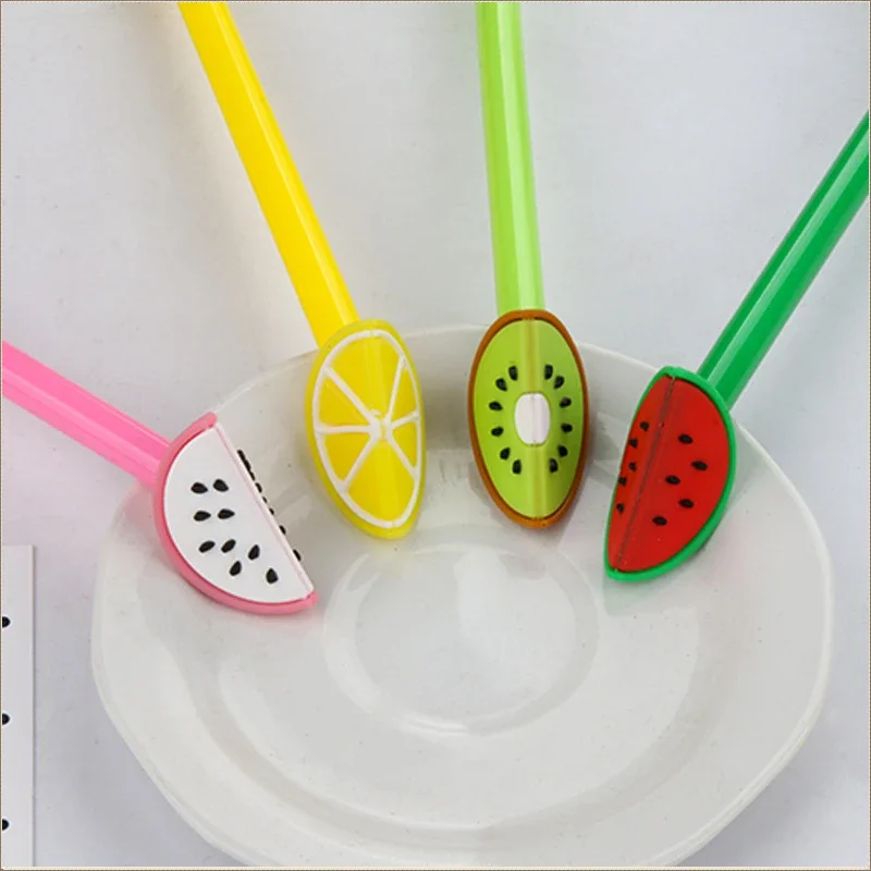 36 Pcs Creative Cute and Fresh Fruit Neutral Pens Set Student Prize Gifts School Supplies Back To School