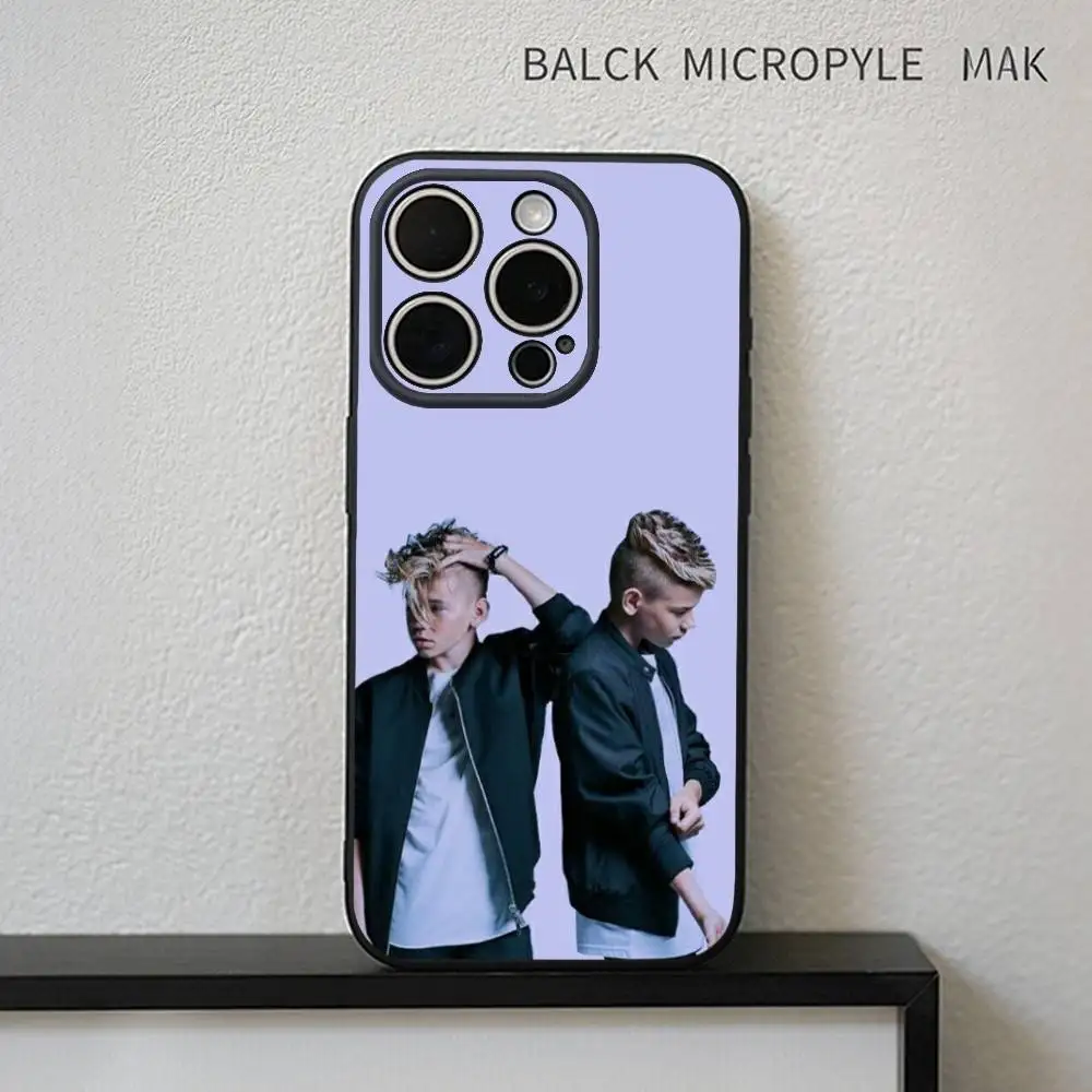 Marcus And Martinus Music   Phone Case For iPhone17,16,15,14,13,12,11 Plus,Pro Max Soft Black Cover