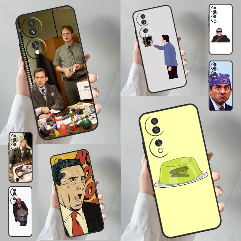 TV The Office Michael Scott For Huawei P60 P50 P40 P30 Pro Nova 9 5T P Smart Honor Magic5 Lite 70 50 X8 X8a X9a Case