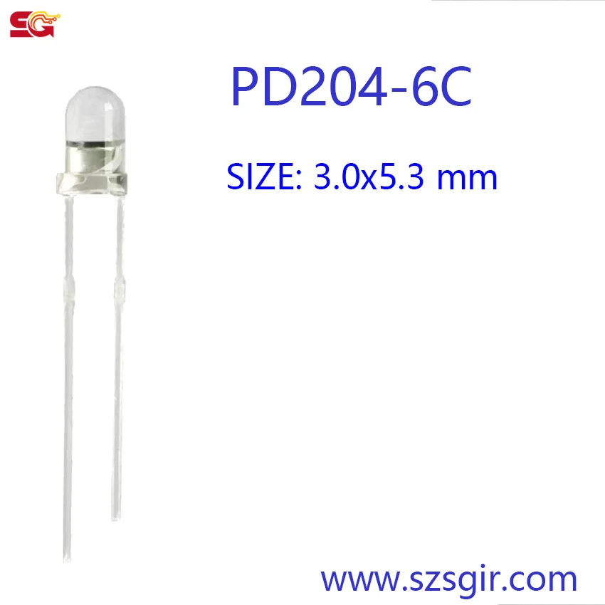 PD204-6C: A Melhor Fotodiodo Redondo de 3mm para Projetos Eletrônicos de Alta Precisão