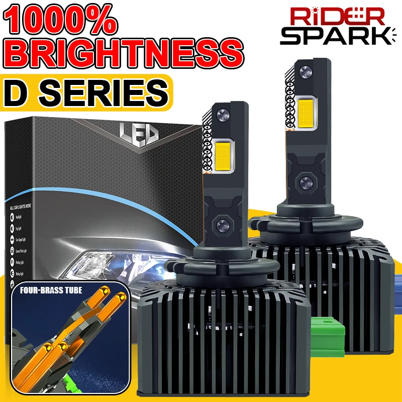 

D1S D3S Led 9570 CSP 6000K White Headlight Bulb Canbus D8S D5S 1:1 HID Led No Error Light D1R D2R Car Lamp Auto Lights D Series