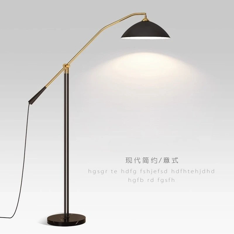 

simple Nordic living room sofa fishing light light luxury bedroom atmosphere standing table lamp