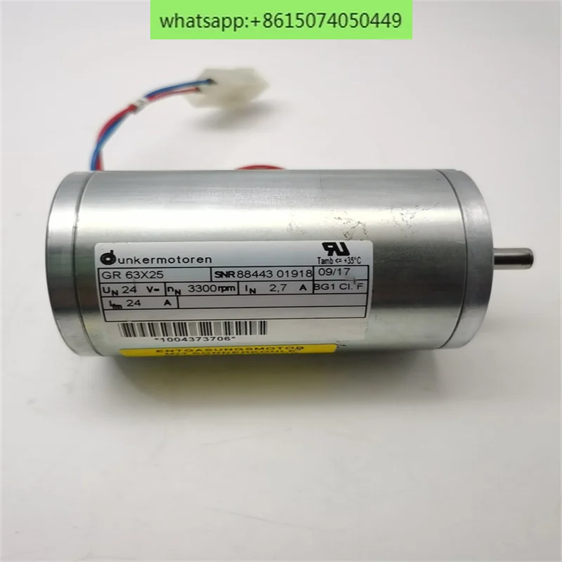 

GR63X25 Dunkermotoren motor, motor DC24V 3300rpm