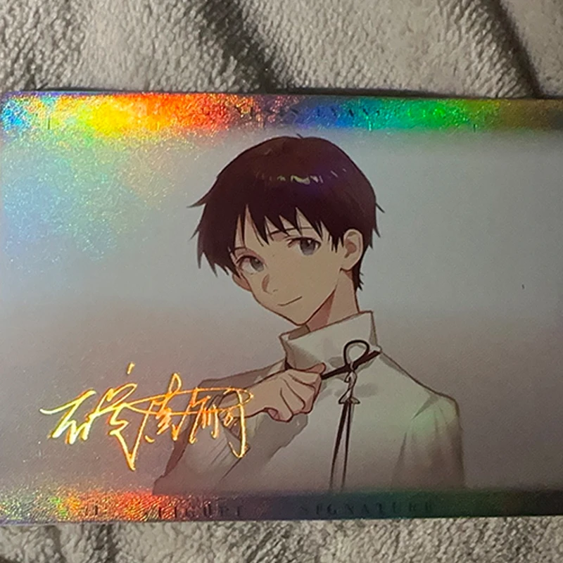 Anime EVA NEON GENESIS EVANGELION Asuka Langley Soryu Ikari Shinji Nagisa Kaworu collection card Children\'s toys Board game card